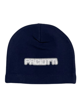 Cesare Paciotti cappello felpato con logo blu