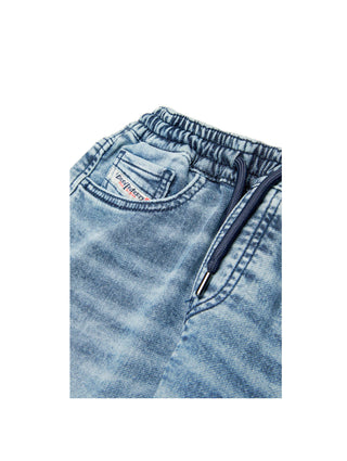 Diesel jeans cargo in denim stretch lavaggio blu