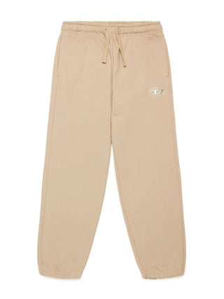 Diesel pantaloni joggers Pmacis con logo iconico beige