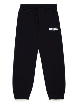 Diesel pantaloni joggers Pbase con logo nero