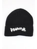 discliamer-cappello-in-maglia-a-costine-con-logo-nero