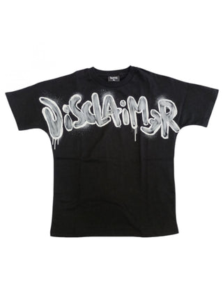 Disclaimer T-shirt maniche corte in jersey con stampa logo nero