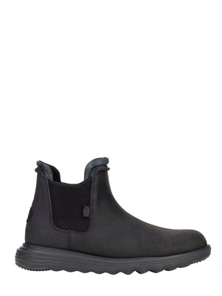 Hey Dude stivaletti Branson Classic in ecopelle idrorepellente nero