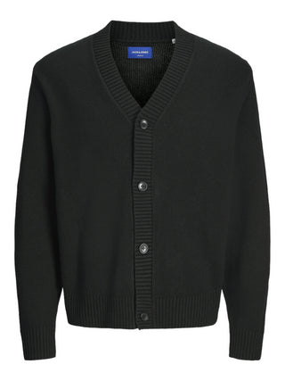 JacK&Jones cardigan in maglia nero