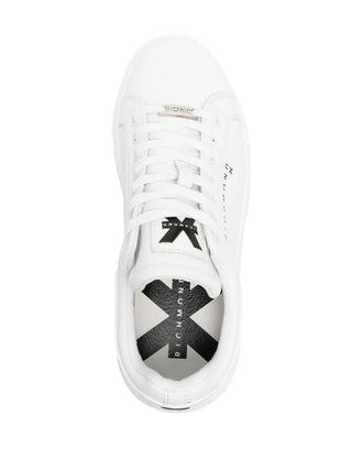 John Richmond sneakers in pelle con ali bianco