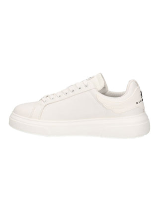 John Richmond sneakers in ecopelle con stampa logo bianco