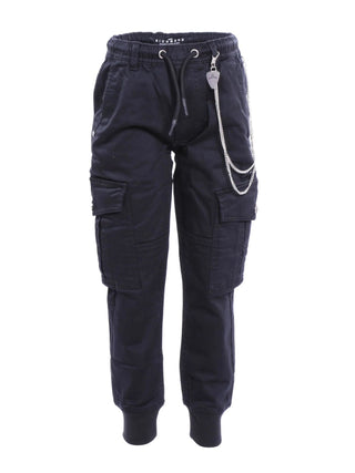 John Richmond pantaloni cargo Dully con catenella nero