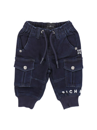 John Richmond jeans cargo Warten blu scuro