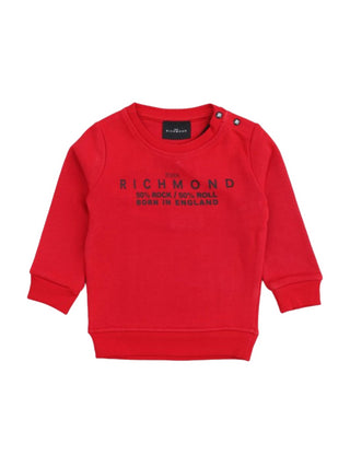 John Richmond felpa Harner con logo rosso