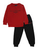 john-richmond-completo-curry-felpa-e-pantaloni-rosso-nero