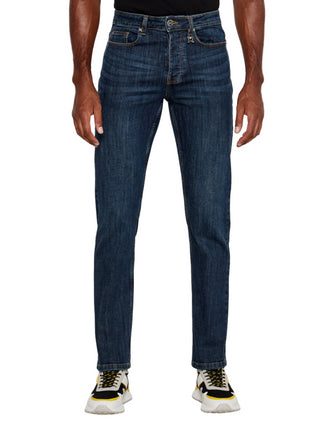 John Richmond jeans Zoglami slim fit in denim stretch lavaggio blu scuro