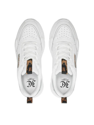 Just Cavalli sneakers in pelle fondo Casper con logo bianco