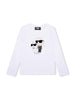 karl-lagerfeld-t-shirt-manica-lunga-con-stampa-iconica-bianco