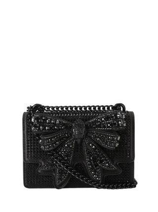 Kurt Geiger borsa Shoreditch con fiocco strass nero