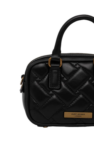 Kurt Geiger borsa a mano in pelle trapuntata nero