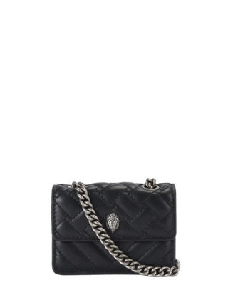 Kurt Geiger borsa micro Kensington in ecopelle con tracolla nero