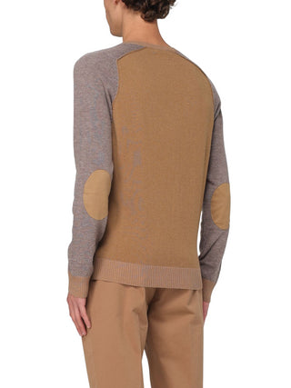 Liu Jo maglia girocollo in misto lana e cashmere beige