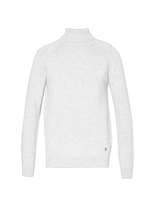 Liu Jo maglia dolcevita in lana e cashmere panna