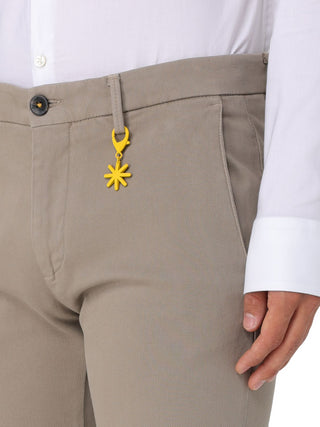 Manuel Ritz pantaloni chino stretch beige