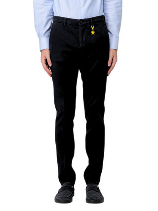 Manuel Ritz pantaloni chino stretch nero