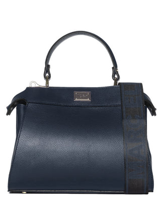 Marc Ellis borsa a mano Alabama M in pelle blu