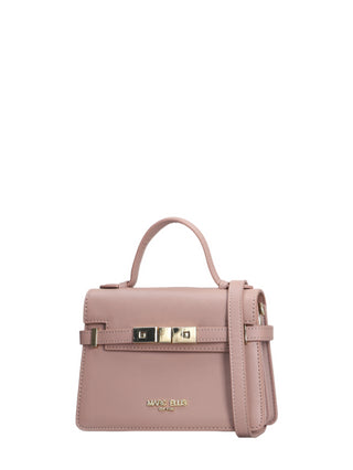 Marc Ellis borsa a mano Around S in ecopelle saffiano rosa