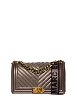 Marc Ellis borsa a tracolla Flat M bronzo oro