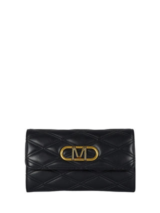 Marc Ellis borsa pochette Zaira in ecopelle trapuntata nero