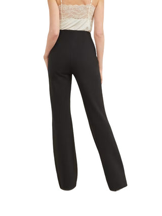 Marciano Guess pantaloni flare Allanah vita alta nero