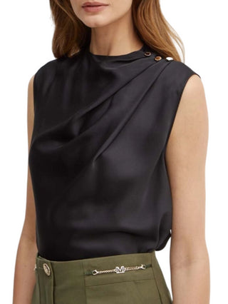 Marciano Guess blusa Josette satin nero