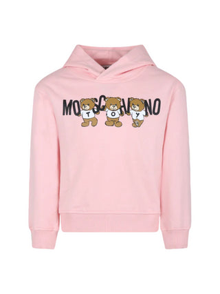 Moschino felpa con cappuccio stampa orsetto Toy rosa