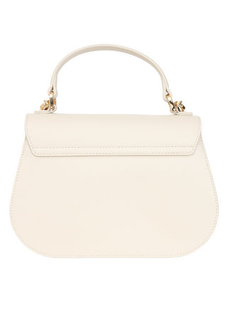 Moschino Love borsa a mano in ecopelle martellata beige