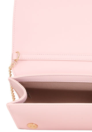 Moschino Love borsa a tracolla in similpelle con logo rosa oro