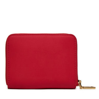 Love Moschino portafogli in ecopelle con placca logo rosso