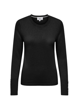 Only maglia Julie in misto viscosa nero