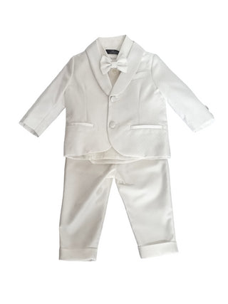 Pascal Kids completo elegante con camicia panna