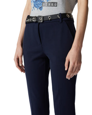 Pinko pantaloni Bello a sigaretta blu