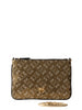 pinko-pochette-flat-classic-con-logo-monogram-strass-nero-oro