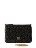 pinko-pochette-flat-classic-con-logo-monogram-strass-nero-argento