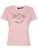 pinko-t-shirt-manica-corta-quentin-con-logo-love-birds-gioiello-rosa