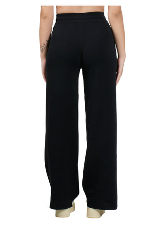 Pinko pantaloni Gardenia in maglia rasata nero