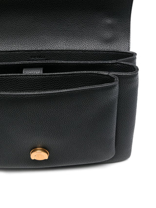 Pinko borsa Love Bag One Soft Big in pelle martellata nero