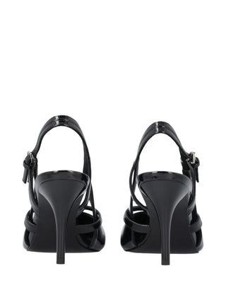 Pinko decollete slingback Lucy in vernice nero