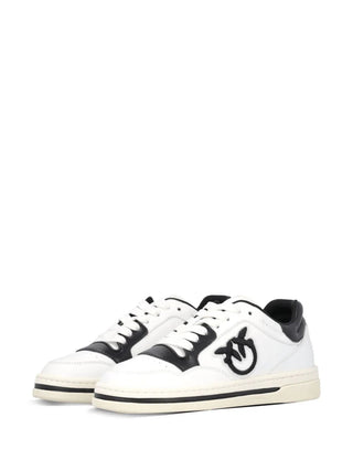 Pinko sneakers Mandy in pelle con logo Love Birds bianco