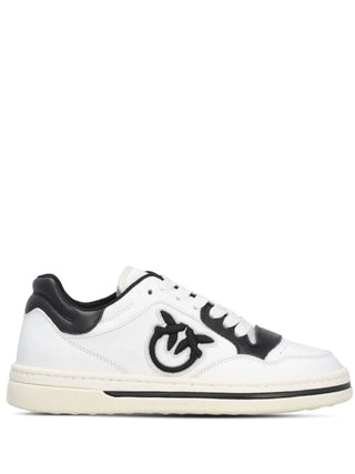 Pinko sneakers Mandy in pelle con logo Love Birds bianco