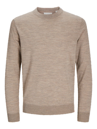 Jack&Jones maglia girocollo lamerino tortora