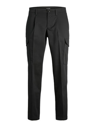 Pantaloni di tessuto Tapered Fit Bill Nero