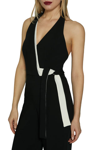 Relish tuta jumpsuit Quieta con cintina nero