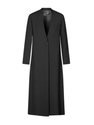 Sandro Ferrone cappotto leggero lungo nero