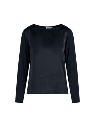 Sandro Ferrone blusa manica lunga Comby nero